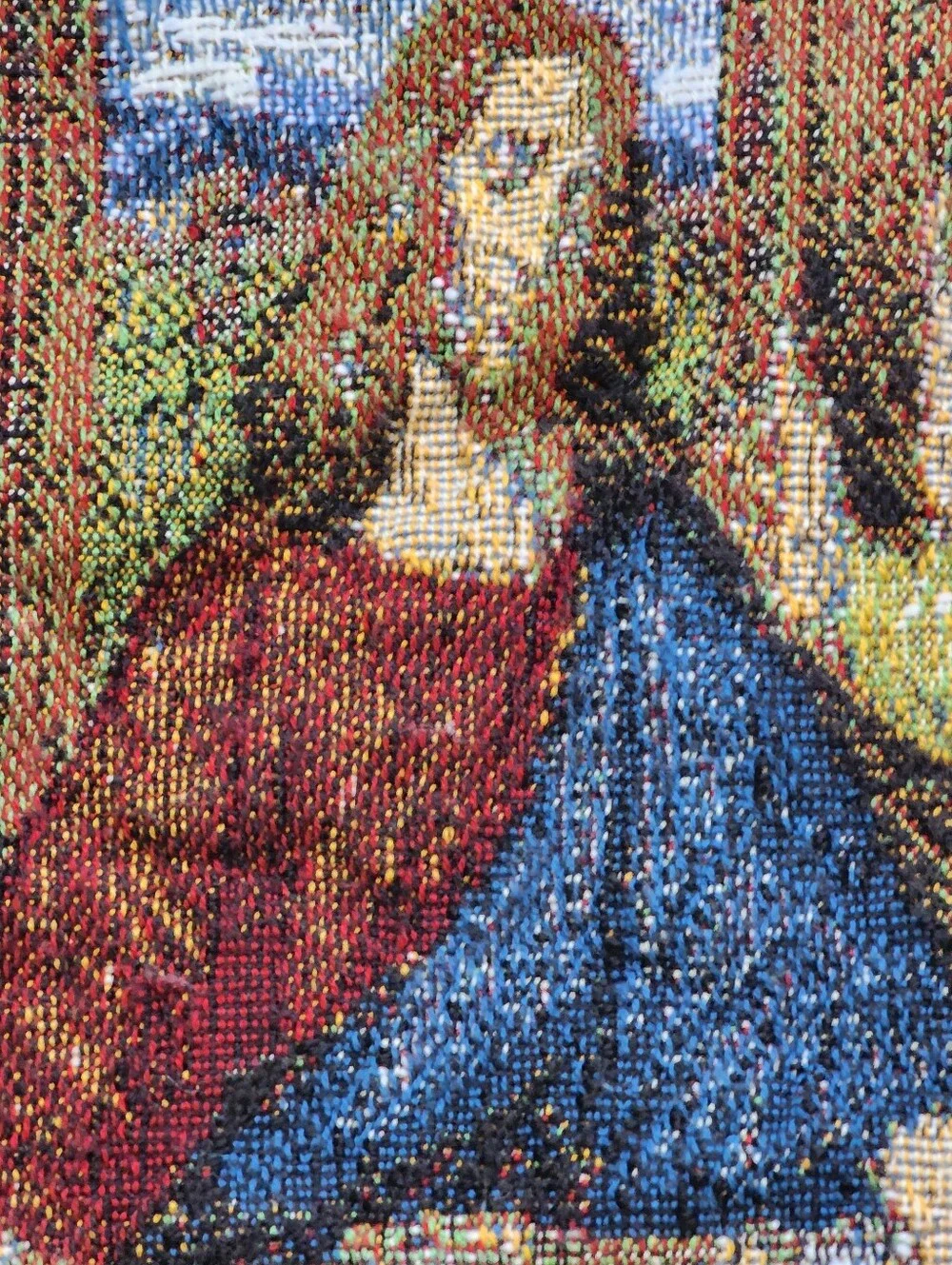 The Last Supper Tapestry Throw Blanket Multicolor 51×42 Chritian Religious Jesus